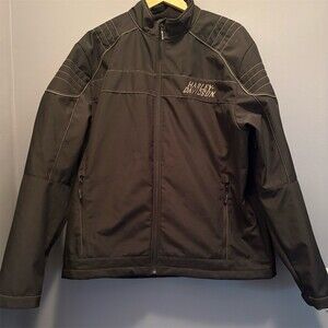 Harley-Davidson Men's Jacket Size XL Black vs a Full Zip Motorcycle Reflective